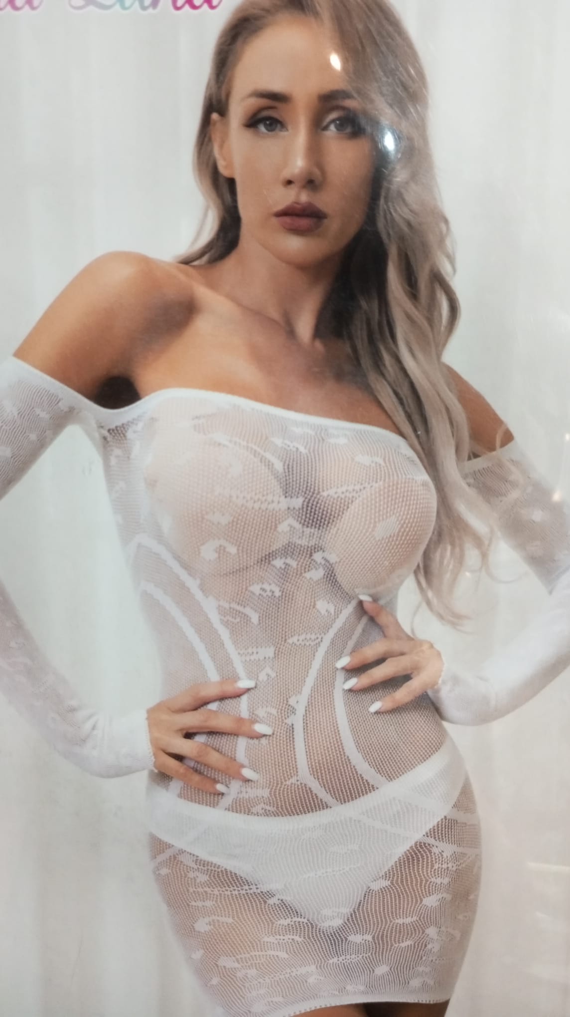 Vestido Traslucido Floral