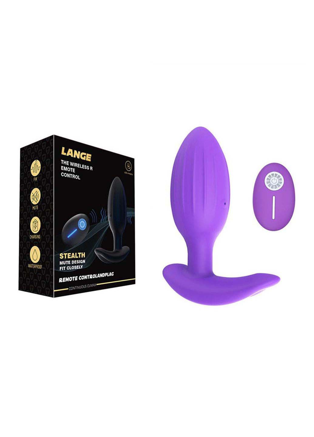 Plug Anal Vibrador Recargable