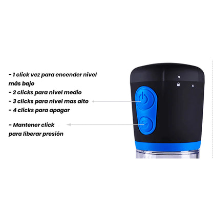 Bomba de Vacío A Pila Penis Pump