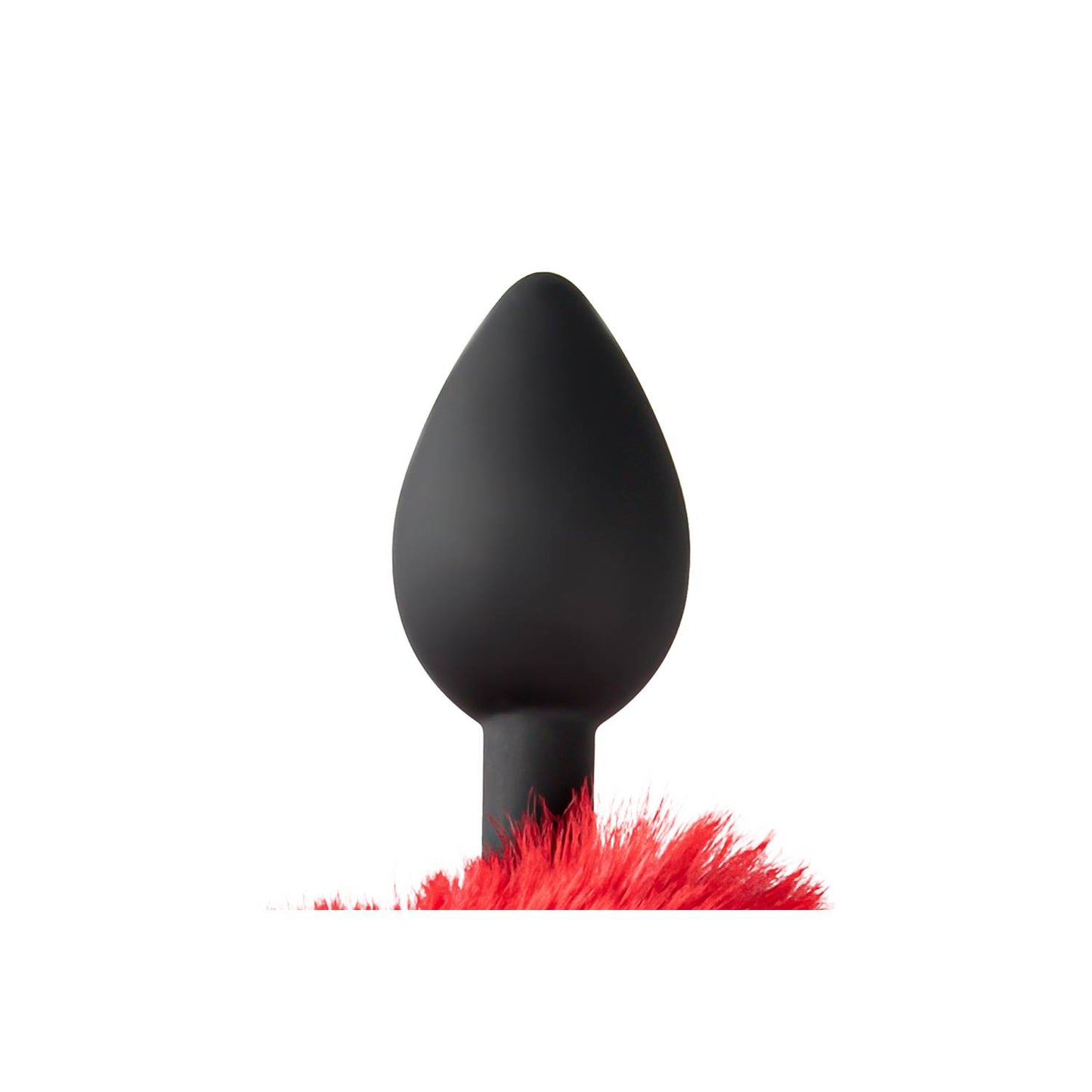 Plug Anal de Silicona Chico con Pompón