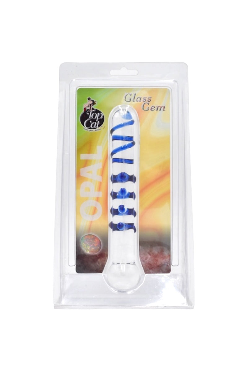 Dildo Vidrio Glass Gem Opal