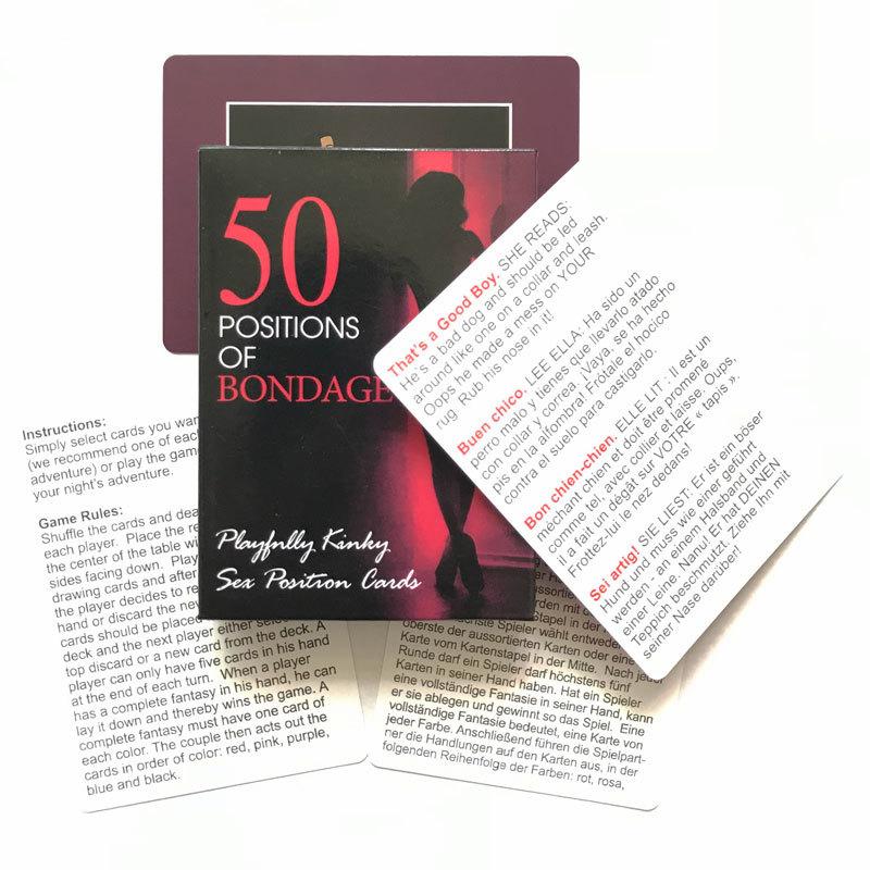 Cartas 50 Posiciones de Bondage