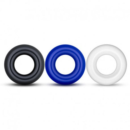 Set de Tres Anillos Retardadores Lisos - Stay Hard