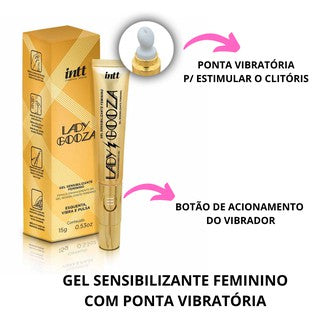 Lady Gooza Excitador Femenino EXTRA FUERTE + Mini Vibrador (2 en 1)