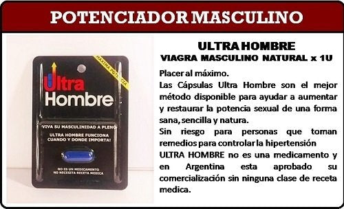 Ultra Hombre - Potenciador Masculino