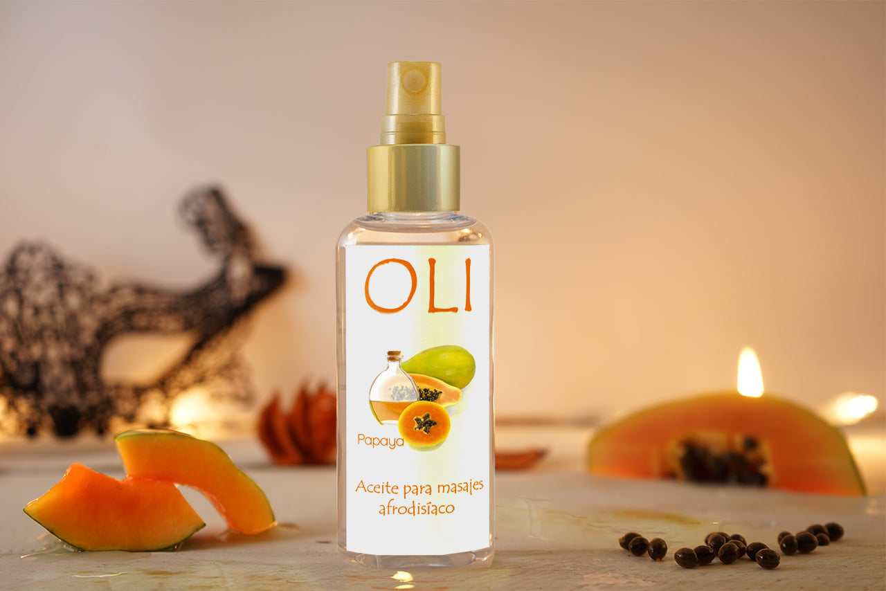 OLI Aceite para masajes afrodisíaco PAPAYA