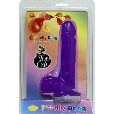 Dildo Consolador 7¨ Jelly Dong con Sopapa