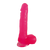 Consolador con testículos y sopapa 8.5" Jelly Dong (22 x 4.2 cm)