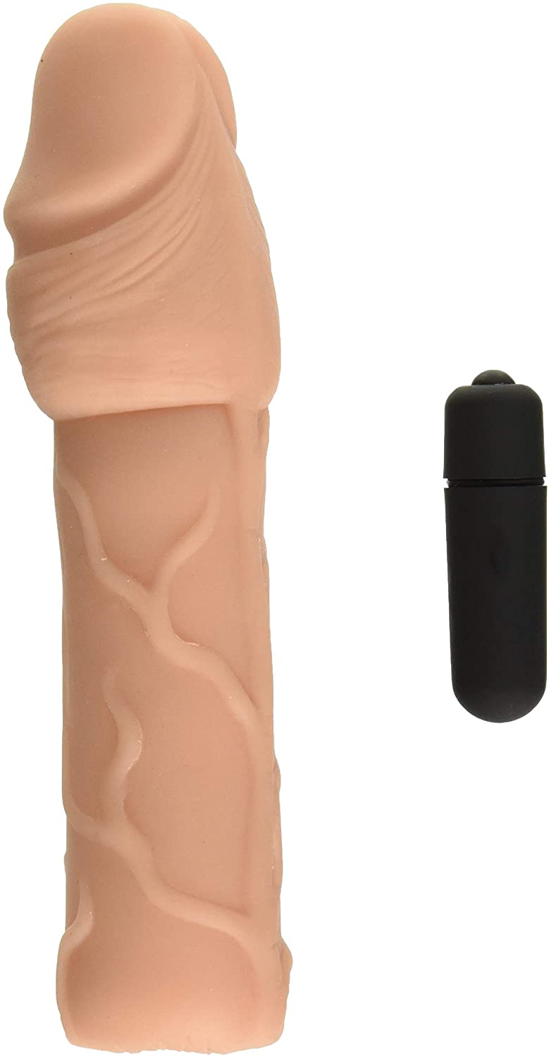 Funda Extensora de Pene -Natural Realskin con Vibración