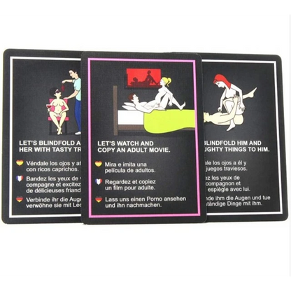 Let's F*ck! Cartas con Posturas Sexuales