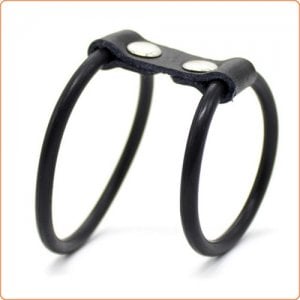 Anillo para pene de silicona Doble Arnes