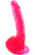 Consolador con Sopapa 8" Slim Jelly Dong
