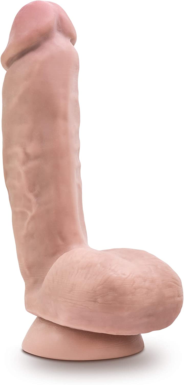 Dildo X5 Hard On Piel con Ventosa y Testículos de 8.75"