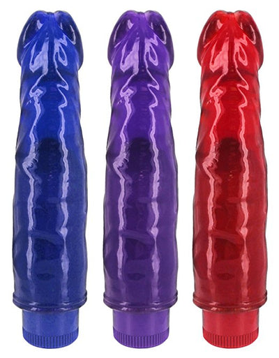 Vibrador 7,5" VIBRATING JELLY DONG Top Cat