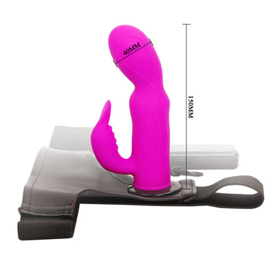 Arnés con Vibrador de 15 cm Ultra Harness