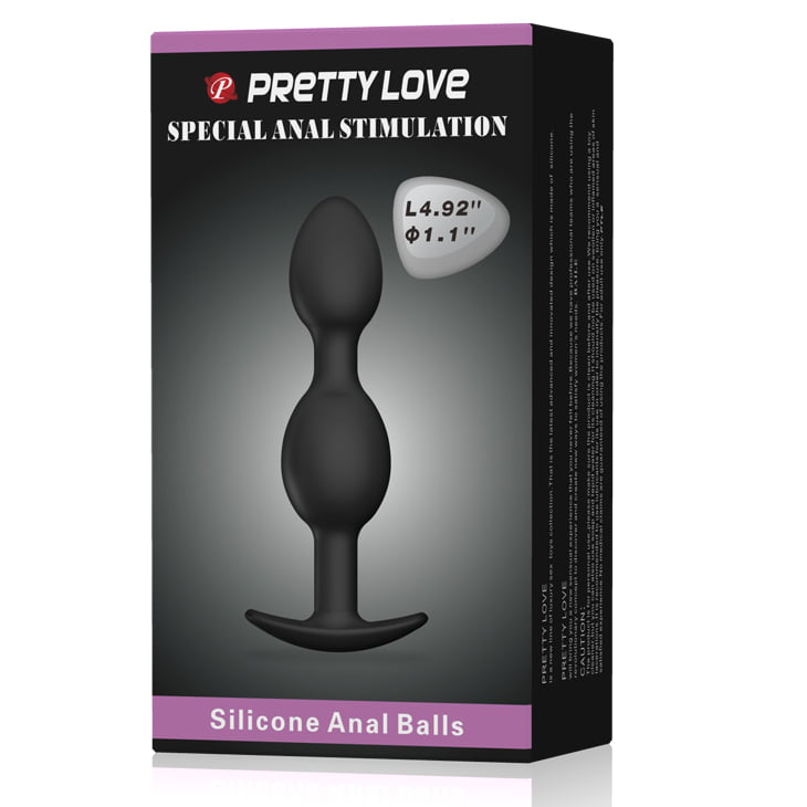Plug de Bolas Anales de Silicona - Kegel Anal
