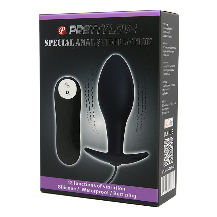 Plug Anal Vibrador Pretty Love BI-040038