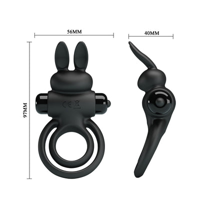 Anillo vibrador Pretty Love Bunny Ring III