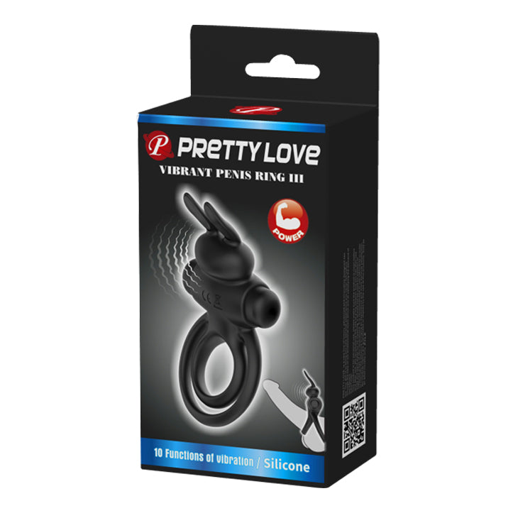 Anillo vibrador Pretty Love Bunny Ring III