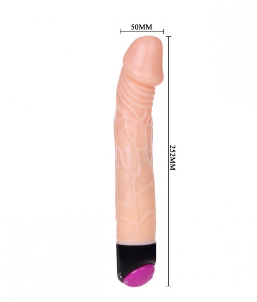 Vibrador Curve Realistico Rotador de 25.2 cm