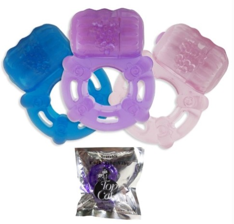 Anillo Vibrador Reusable TOP CAT