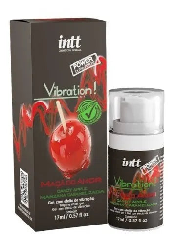 Intt Vibration POWER Manzana Acaramelada - Gel Vibrador EXTRA FUERTE