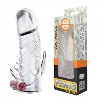 Funda Vibradora Trasparente Extended Sleeve