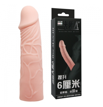 Funda para Pene Extended Sleeve Real