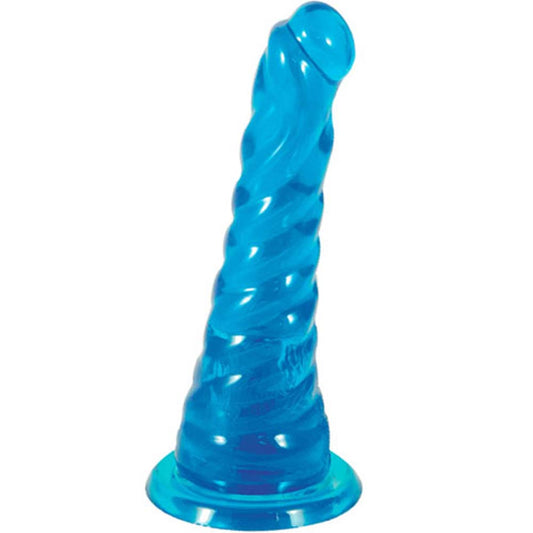 Consolador con Ventosa TopCat 6" JELLY CORKSCREW