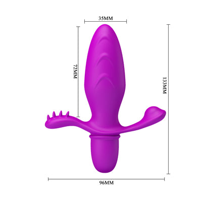 Vibrador Anal de Silicona Plug Fitch de Pretty Love