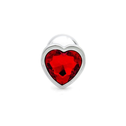 Plug Anal de Acero Quirúrgico con Joya Corazón Mediano