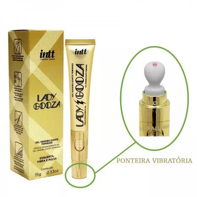 Lady Gooza Excitador Femenino EXTRA FUERTE + Mini Vibrador (2 en 1)