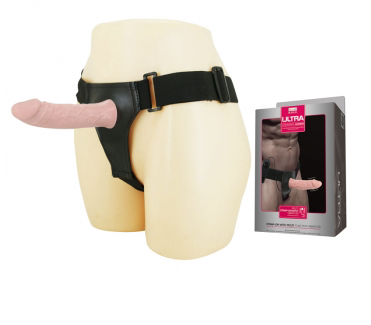 Protesis para Hombre con Vibrador Ultra Strap On 15.5 cm
