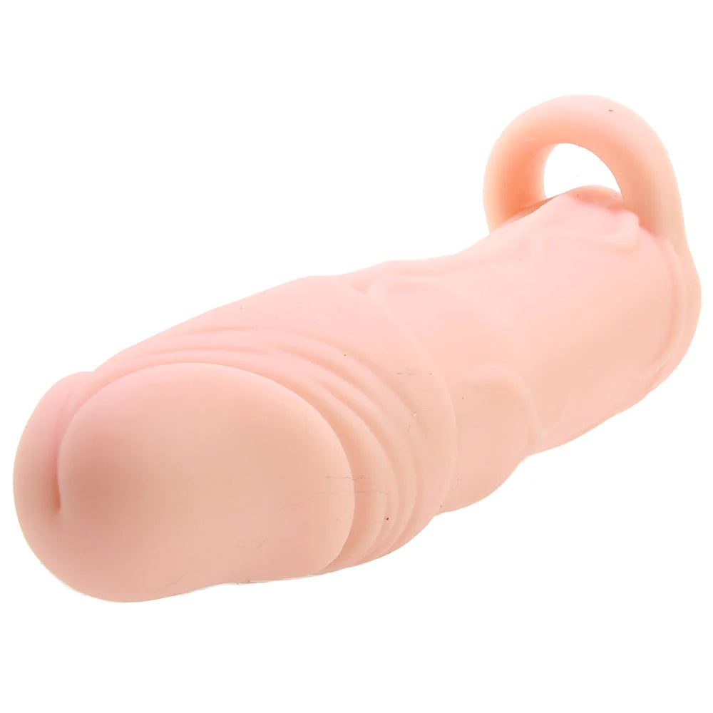 Funda Extensora de Pene -Natural Realskin con Vibración