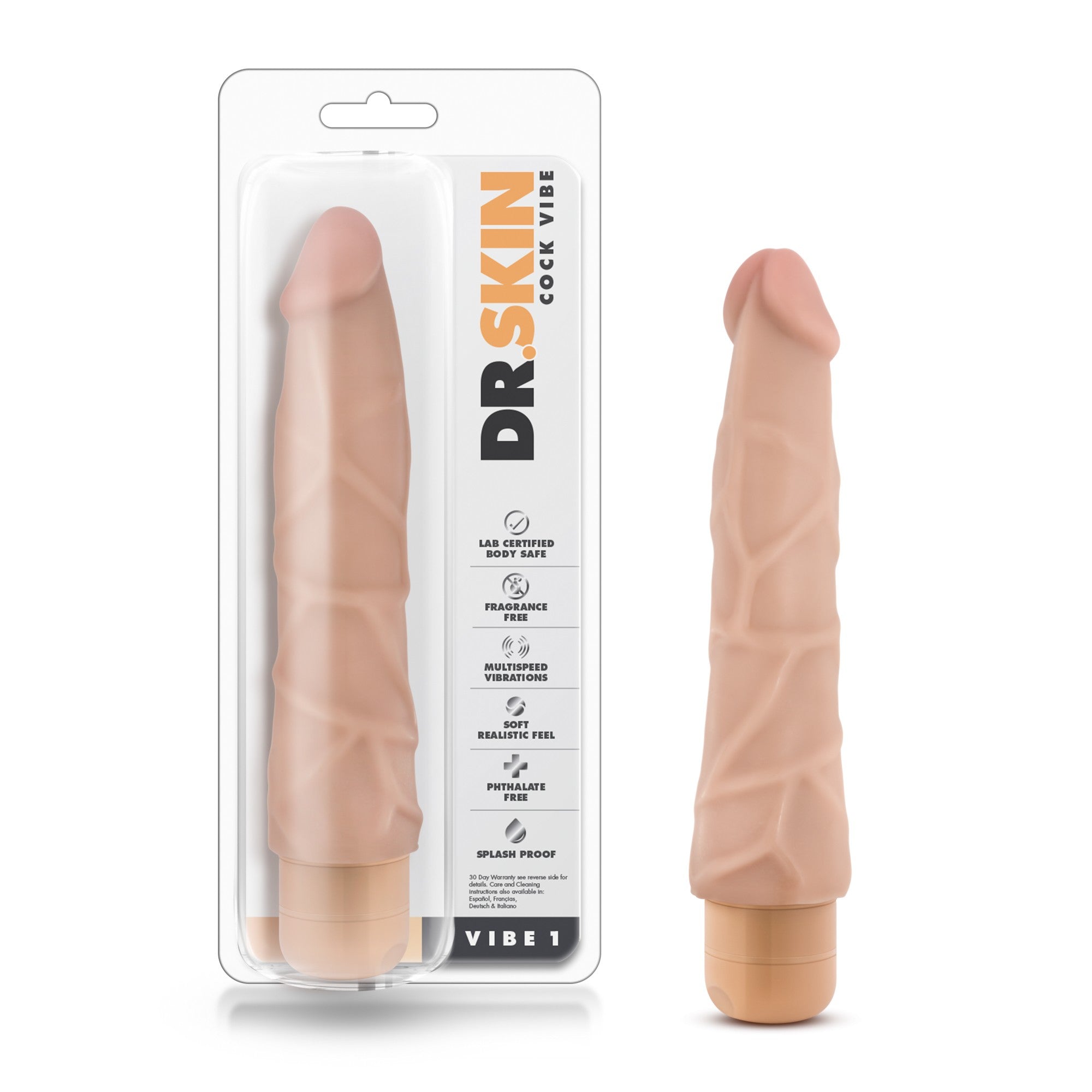 Vibrador Realistico Dr. Skin Cock Vibe 01 (23 x 5 cm)